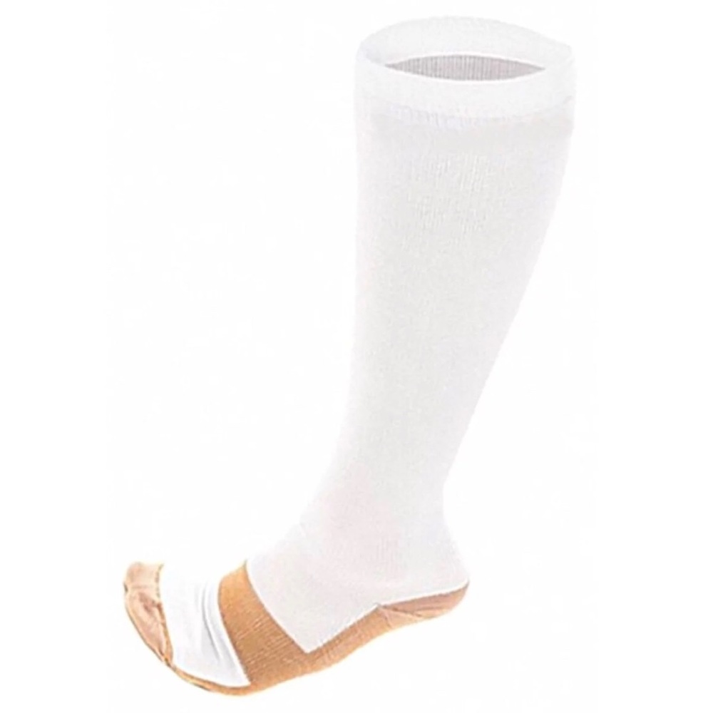 Miracle Copper Compression Socks (white) - Picture 3 of 4